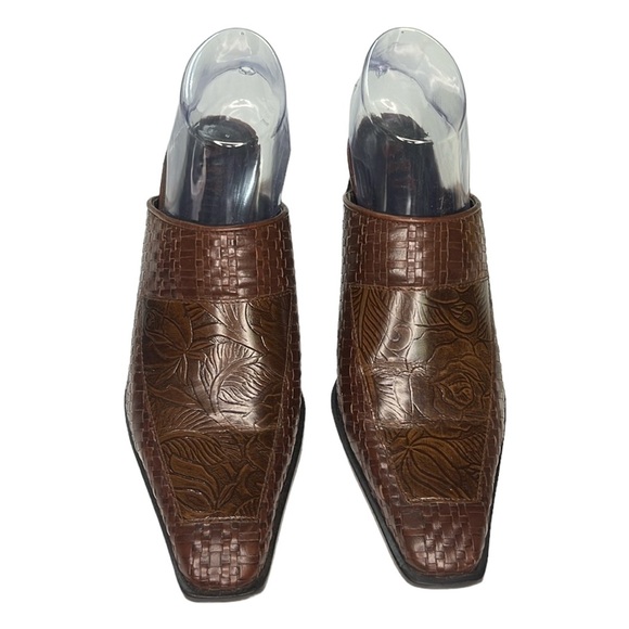 Art Effects Leather Mules - Picture 2 of 8